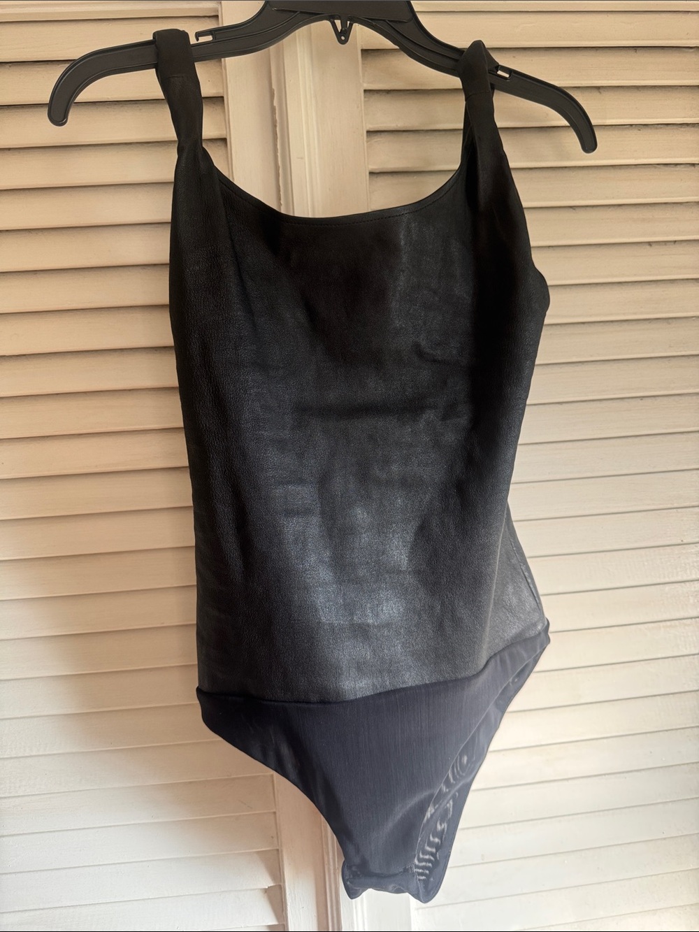 Zara Black Scoop Neck Bodysuit
